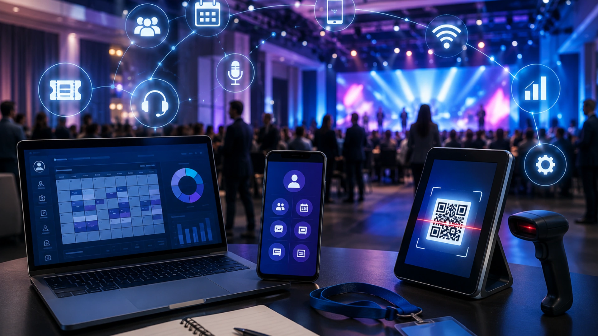 Event planner using modern event technology