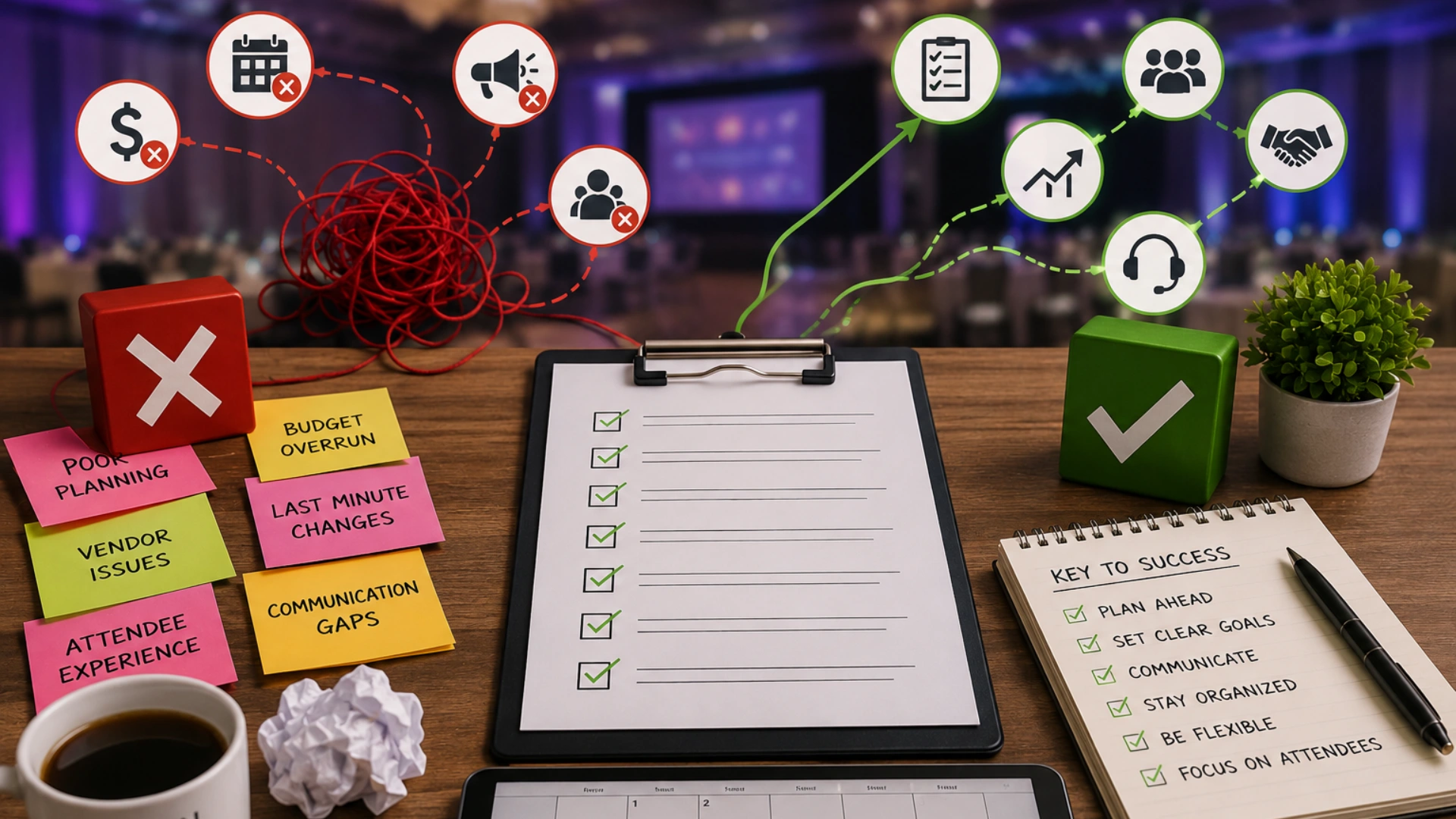 Event planning mistakes