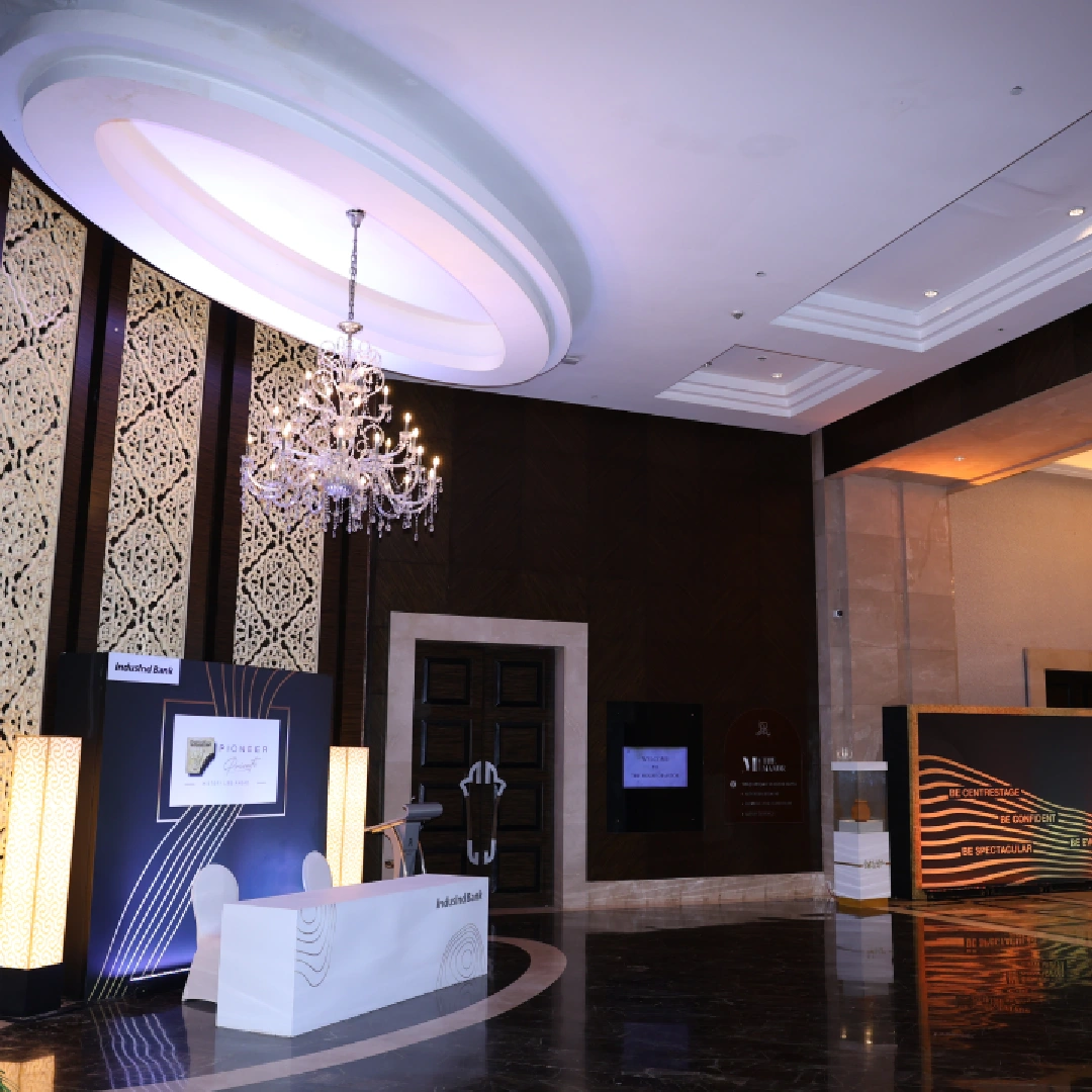 Renault Kiger car launch event with stage setup, branding and vehicle showcase